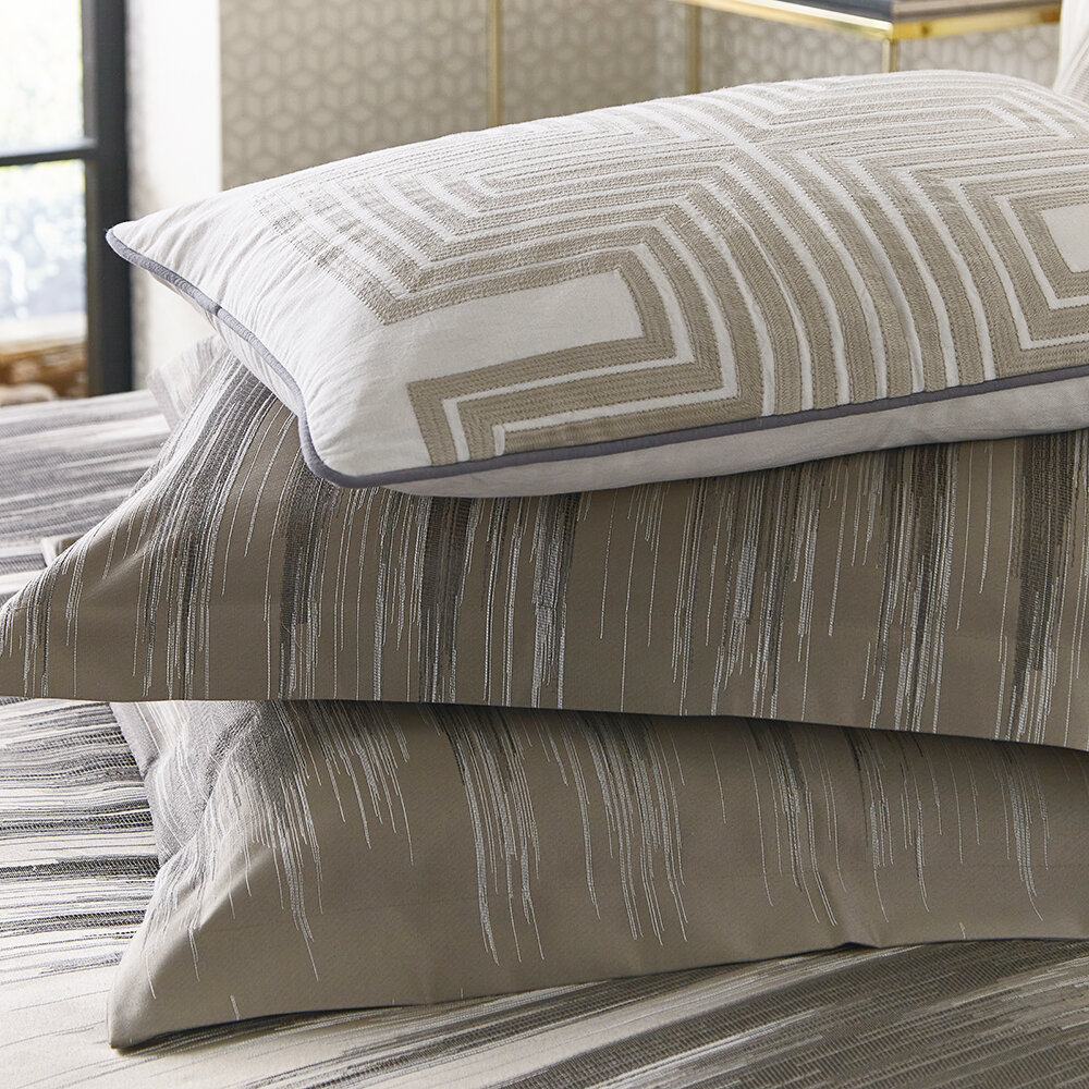 Motion Square Pillowcase - Steel - by Harlequin