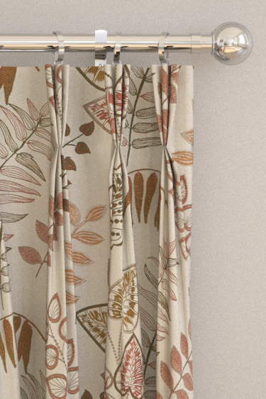 Marcella Curtains - Terracotta - by Prestigious. Click for more details and a description.