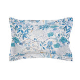 Crane & Frog Oxford Pillowcase - Blue - by Sanderson