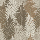 Fern Forest Wallpaper - Brown - by Boråstapeter. Click for more details and a description.