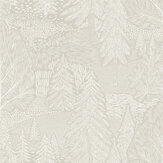 Northern Forest Wallpaper - Light Grey - by Boråstapeter. Click for more details and a description.