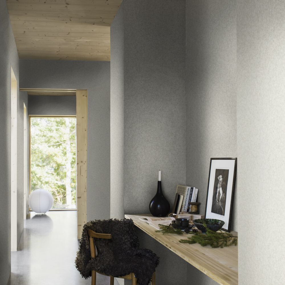 Northern Stone Wallpaper - Grey - by Boråstapeter