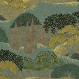 Papier peint Jardin Japones - Menta - Coordonne. Cliquez pour en savoir plus et lire la description.
