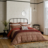 Crown Imperial Duvet Cover - Red - by Morris. Click for more details and a description.