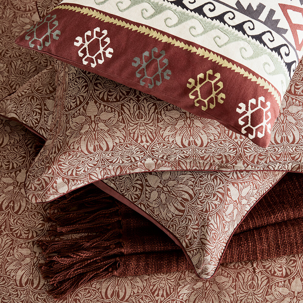 Crown Imperial Oxford Pillowcase - Red - by Morris