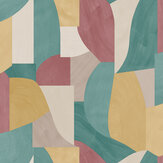 Ennedi Wallpaper - Maroon Ochre - by Albany. Click for more details and a description.