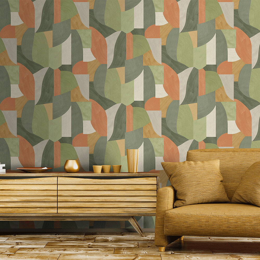 Ennedi Wallpaper - Khaki - by Albany