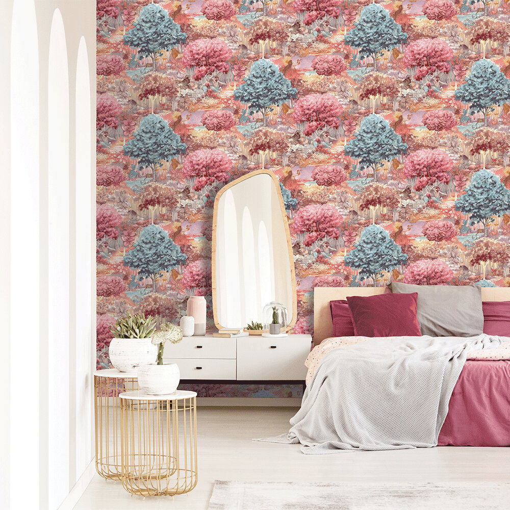 Zodiac Wallpaper - Pink - by Albany