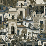 Civita Wallpaper - Navy - by Albany. Click for more details and a description.