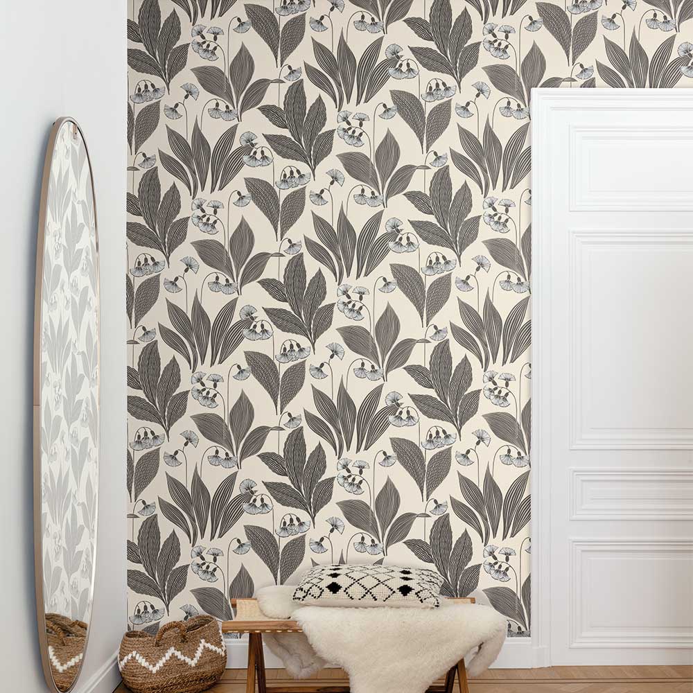 Dandelion Wallpaper - Linen - by Masureel