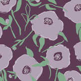 Bunta Wallpaper - Lilac - by Masureel. Click for more details and a description.