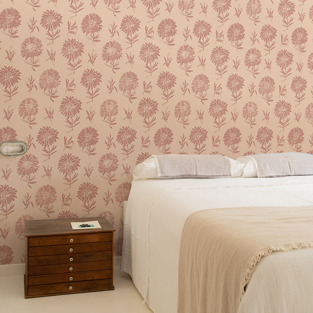 Parterre Wallpaper - Rosa - by Coordonne