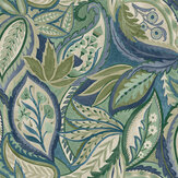 Amaira Wallpaper - Blue - by Albany. Click for more details and a description.