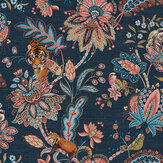 Zari Wallpaper - Navy - by Albany. Click for more details and a description.