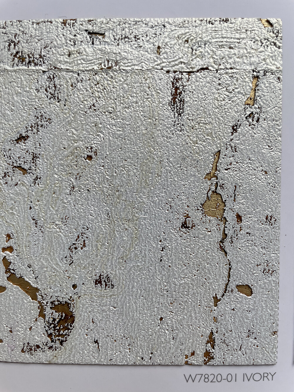 Kanoko Cork Wallpaper - Ivory - by Osborne & Little