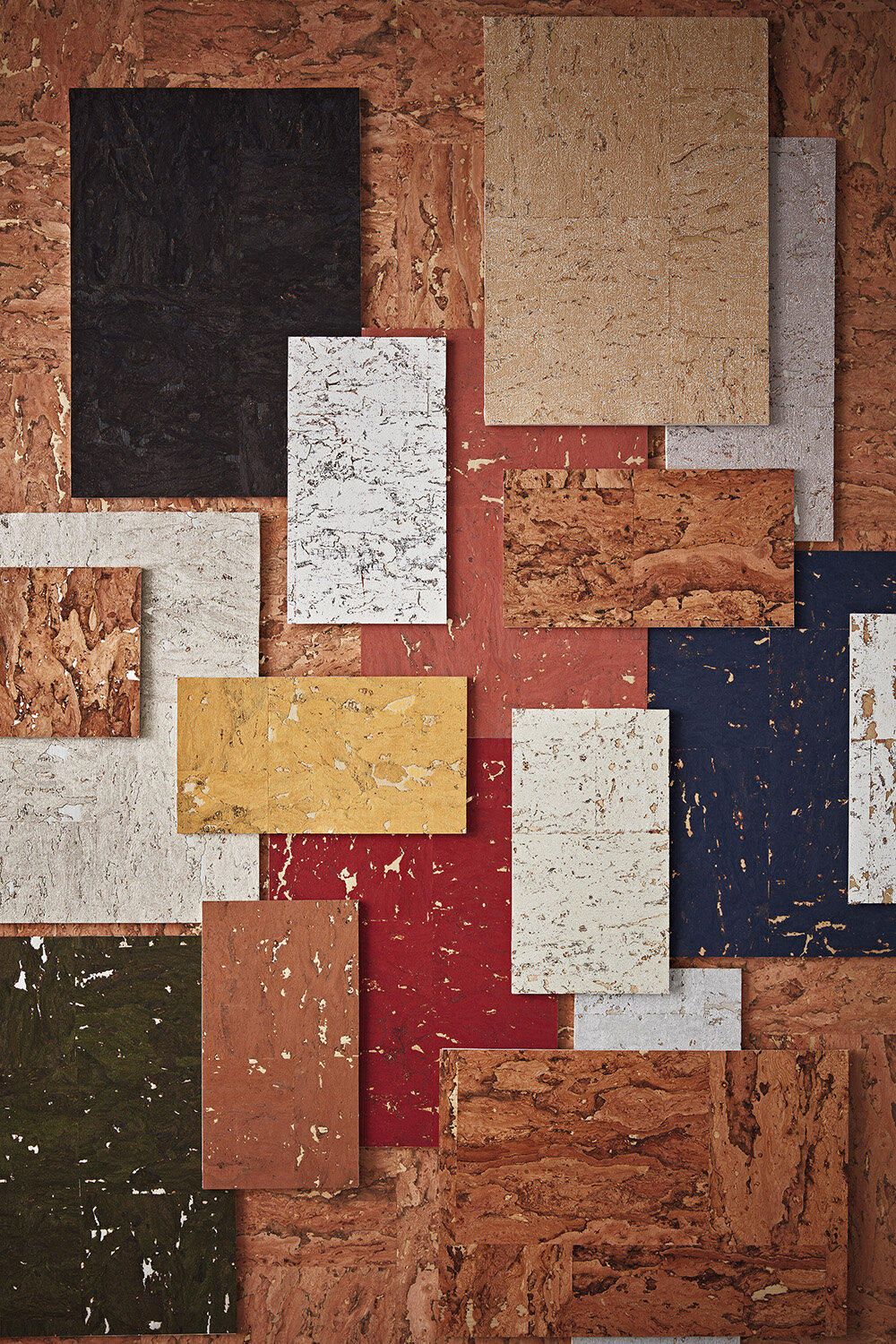 Kanoko Cork Wallpaper - Wood Ash - by Osborne & Little