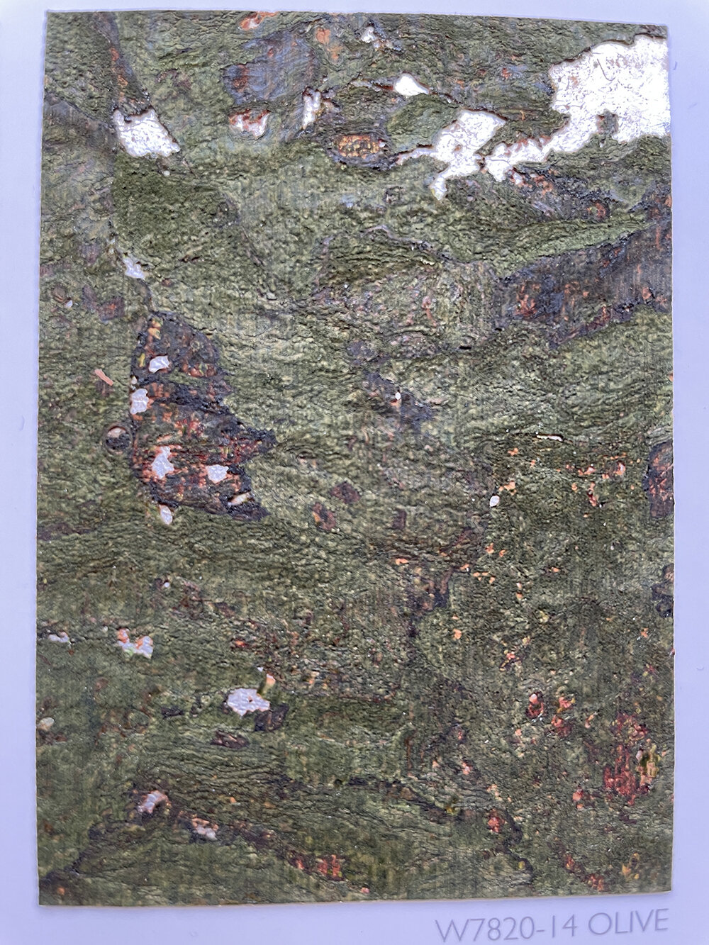 Kanoko Cork Wallpaper - Olive - by Osborne & Little