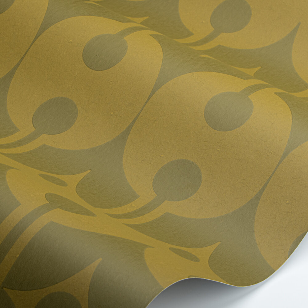 Hornsea Heirloom Wallpaper - Olive Green - by Hornsea