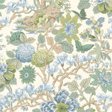 Little Magnolia Wallpaper - Willow - by G P & J Baker. Click for more details and a description.