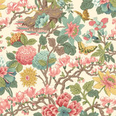 Little Magnolia Wallpaper - Rose Madder - by G P & J Baker. Click for more details and a description.