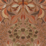 Karakusa  Wallpaper - Copper - by Designers Guild. Click for more details and a description.