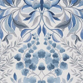 Karakusa  Wallpaper - Cobalt - by Designers Guild. Click for more details and a description.