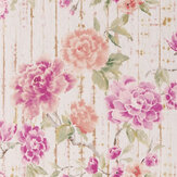 Kyoto Flower Wallpaper - Coral - by Designers Guild. Click for more details and a description.