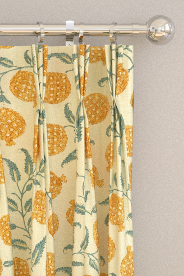 Anaar Curtains - Woad - by Sanderson. Click for more details and a description.