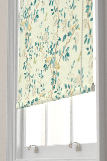 Andhara Blind - Teal/ Cream - by Sanderson. Click for more details and a description.