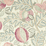 Cantaloupe Fabric - Blush/ Dove - by Sanderson. Click for more details and a description.