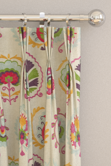 Duala Curtains - Tyrian - by Sanderson. Click for more details and a description.