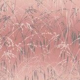 Meadow Grass Wallpaper - Shell & Pewter - by Clarissa Hulse. Click for more details and a description.