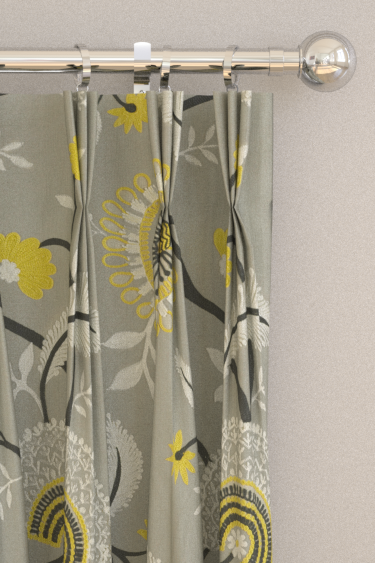 Hakimi Curtains - Ash Grey - by Sanderson. Click for more details and a description.