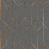 Cork Geo Wallpaper - Charcoal - by Albany. Click for more details and a description.