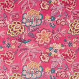 Indra Flower Fabric - Hibiscus - by Sanderson. Click for more details and a description.