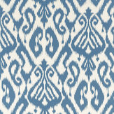 Kasuri Weave Fabric - Indigo - by Sanderson. Click for more details and a description.