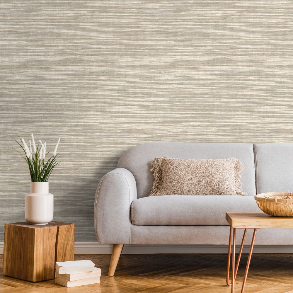 Grasscloth Wallpaper - Natural - by Albany