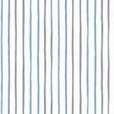 Papier peint Painterly Stripe - Bleu - Laura Ashley. Cliquez pour en savoir plus et lire la description.