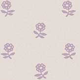 Daisy Wallpaper - Lavender Purple - by Laura Ashley. Click for more details and a description.