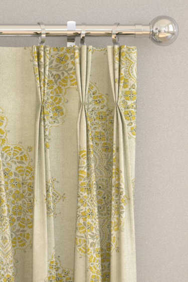 Siam Diamond  Curtains - Sumac/ Grey - by Sanderson. Click for more details and a description.