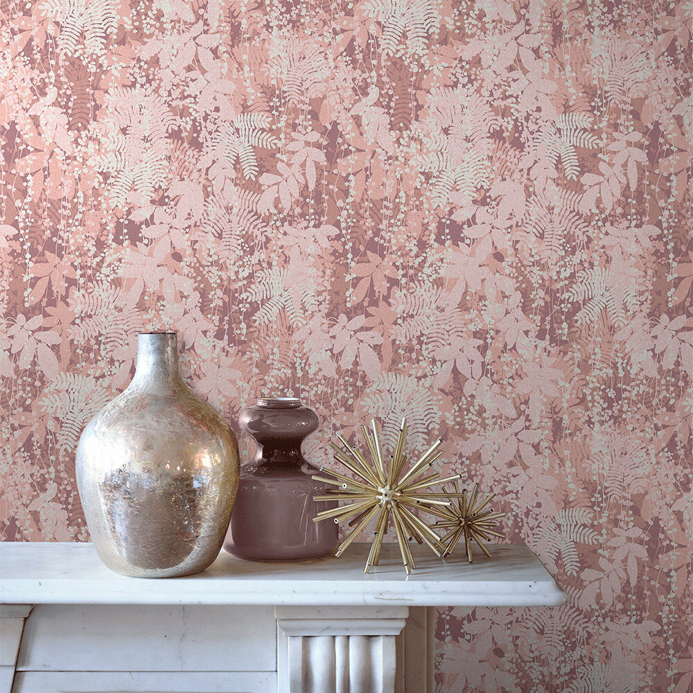 Canopy Wallpaper - Antique Rose - by Clarissa Hulse