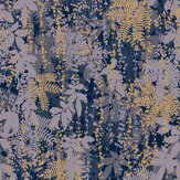 Canopy Wallpaper - French Navy - by Clarissa Hulse. Click for more details and a description.