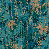 Canopy Wallpaper - Peacock - by Clarissa Hulse. Click for more details and a description.