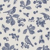 Etched Bird Wallpaper - Crème - by Joules. Click for more details and a description.