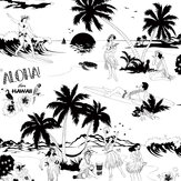 Aloha! (B&W) - 10m Wallpaper - Black / White - by Dupenny. Click for more details and a description.