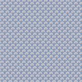 Flower Geo Wallpaper - Blue Crème - by Joules. Click for more details and a description.