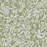 Twilight Ditsy Wallpaper - Green - by Joules. Click for more details and a description.