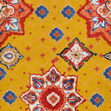 Arabian Decorative Wallpaper - Yellow - by Mind the Gap. Click for more details and a description.