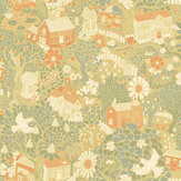 Bygga Bo Wallpaper - Yellow - by Galerie. Click for more details and a description.
