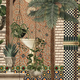Panoramique Fez Medina Wallpaper Mural - Vert - Mind the Gap. Cliquez pour en savoir plus et lire la description.